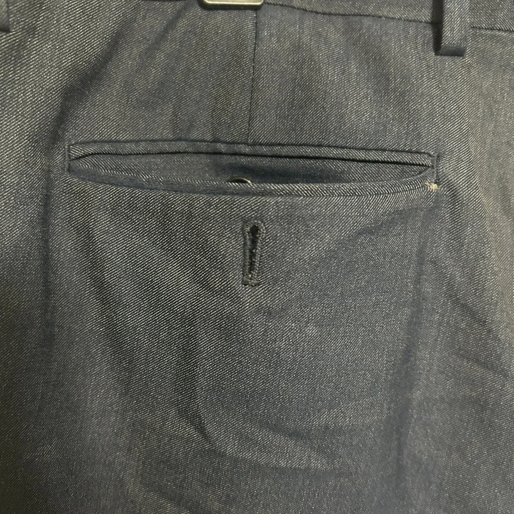 Banana Republic Trousers 38x29 Navy Blue Work Casual Tailored Performance Pants